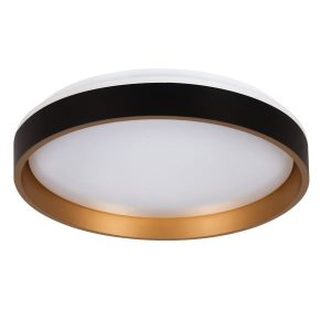 Plafon SOLN z pilotem okrągły czarny LED 1x25W 38cm 1460lm IP20 Kanlux 871311 Plafon SOLN z pilotem okrągły czarny LED 1x25W 38cm 1460lm IP20 Kanlux 871311