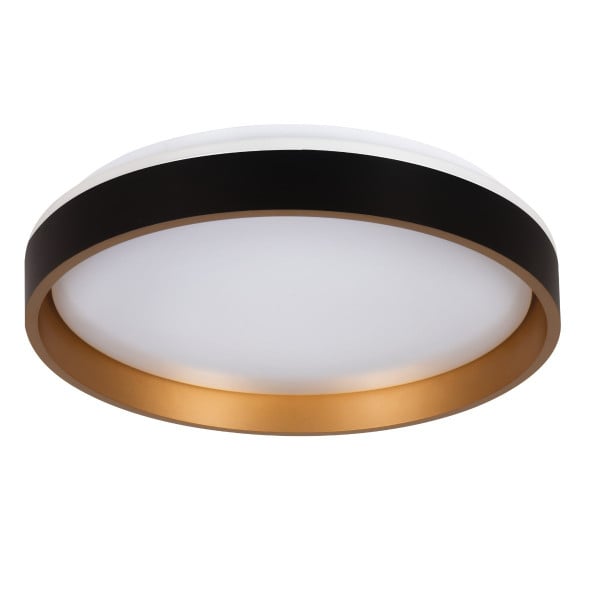 Plafon SOLN z pilotem okrągły czarny LED 1x25W 38cm 1460lm IP20 Kanlux 871311