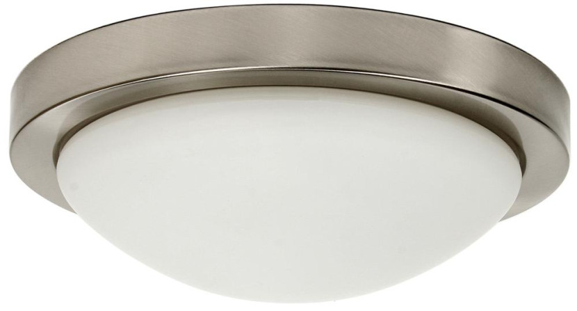 Plafon srebrno-biały okrągły 32cm RODA 2xE27x40W IP44 Candellux 881243