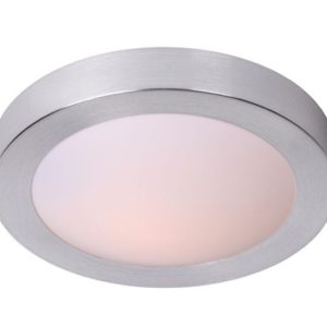 Plafon srebrno-biały okrągły 35cm FRESH 2xE27x20W IP20 Lucide 881187 Plafon srebrno-biały okrągły 35cm FRESH 2xE27x20W IP20 Lucide 881187