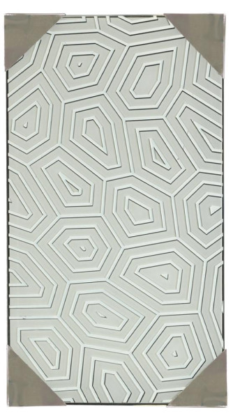 Plafon srebrno-szary prostokątny 48cm ASTON 2xE27x40W IP20 Candellux 881110