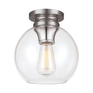 Plafon srebrny okrągły 21,6cm Tabby 1xE27x60W IP20 Feiss 883864 Plafon srebrny okrągły 21,6cm Tabby 1xE27x60W IP20 Feiss 883864