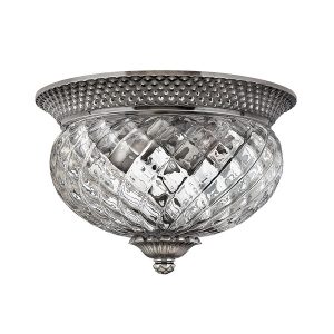Plafon srebrny okrągły 30,5cm Plantation 2xE27x60W IP20 Hinkley 881023 Plafon srebrny okrągły 30,5cm Plantation 2xE27x60W IP20 Hinkley 881023