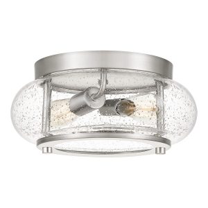 Plafon srebrny okrągły 30,5cm Trilogy 2xE27x60W IP20 Quoizel 880997 Plafon srebrny okrągły 30,5cm Trilogy 2xE27x60W IP20 Quoizel 880997