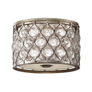 Plafon srebrny okrągły 31,1cm Lucia 2xE27x60W IP20 Feiss 883892 Plafon srebrny okrągły 31,1cm Lucia 2xE27x60W IP20 Feiss 883892