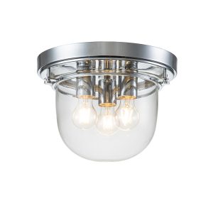 Plafon srebrny okrągły 33cm Whistling 3xE27x40W IP44 Quoizel 883879 Plafon srebrny okrągły 33cm Whistling 3xE27x40W IP44 Quoizel 883879