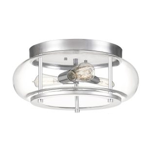 Plafon srebrny okrągły 40,6cm Trilogy 3xE27x40W IP44 Quoizel 880986 Plafon srebrny okrągły 40,6cm Trilogy 3xE27x40W IP44 Quoizel 880986