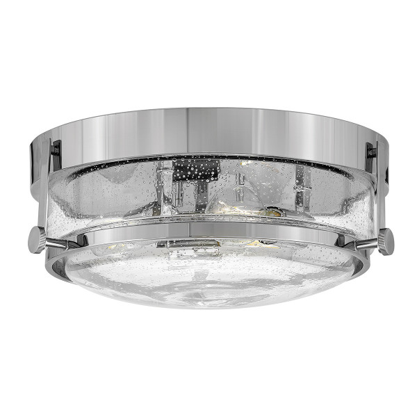 Plafon srebrny okrągły 40cm Harper 3xE27x60W IP20 Hinkley 881310