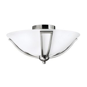 Plafon srebrny okrągły 42,5cm Bolla 2xE27x60W IP20 Hinkley 883862 Plafon srebrny okrągły 42,5cm Bolla 2xE27x60W IP20 Hinkley 883862