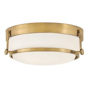 Plafon stary mosiądz-biały okrągły 40cm Harper 3xE27x60W IP20 Hinkley 881108 Plafon stary mosiądz-biały okrągły 40cm Harper 3xE27x60W IP20 Hinkley 881108