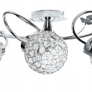 Plafon sufitowy Crystal 3xE27 lampa sufitowa salon żyrandol 386630 Plafon sufitowy Crystal 3xE27 lampa sufitowa salon żyrandol 386630