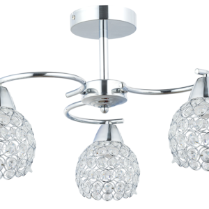 Plafon sufitowy Crystal 3xE27 żyrandol z kryształkami salon 386627