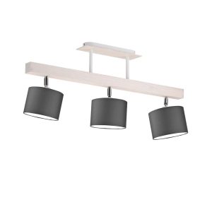 Plafon sufitowy HOLLYWOOD Biały – Grafitowy 962245