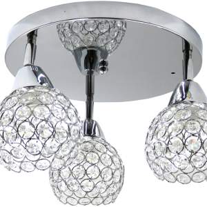 Plafon sufitowy kryształowy spot Crystal 3xE27 żyrandol 386628 Plafon sufitowy kryształowy spot Crystal 3xE27 żyrandol 386628
