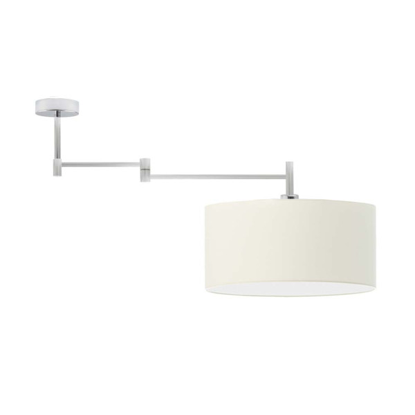 Plafon sufitowy w nowoczesnej kolorystyce RANGUN Chrom – Ecru 870706