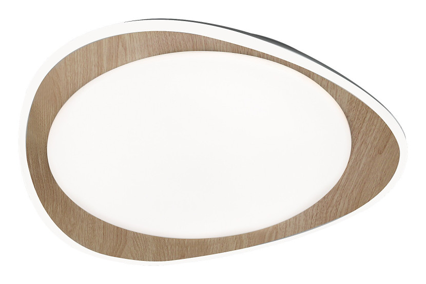 Plafon Tamino owalny buk biały LED 1x24W 45cm 1200lm IP20 Rabalux 881084