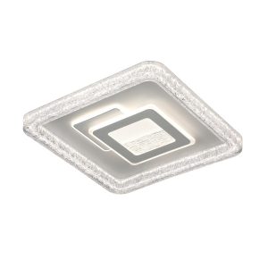 Plafon TEMPIO z pilotem kwadratowy biały LED 1x55W 50cm 6875lm IP20 Italux 871170 Plafon TEMPIO z pilotem kwadratowy biały LED 1x55W 50cm 6875lm IP20 Italux 871170