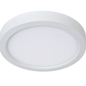 Plafon TENDO okrągły biały LED 1x18W 22cm 1340lm IP20 Lucide 1018442 Plafon TENDO okrągły biały LED 1x18W 22cm 1340lm IP20 Lucide 1018442