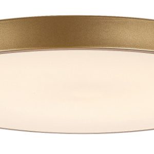 Plafon Tesia z pilotem okrągły złoty LED 1x60W 60cm 3760lm IP20 Rabalux 872390 Plafon Tesia z pilotem okrągły złoty LED 1x60W 60cm 3760lm IP20 Rabalux 872390
