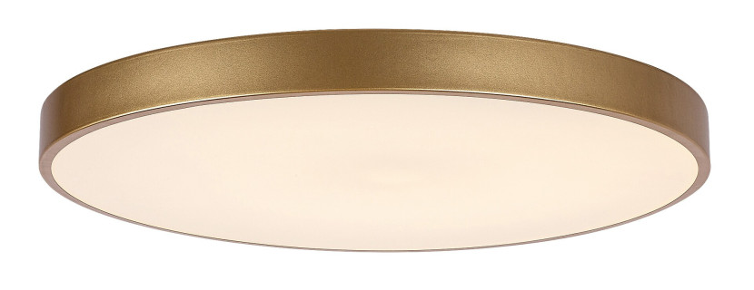 Plafon Tesia z pilotem okrągły złoty LED 1x60W 60cm 3760lm IP20 Rabalux 872390