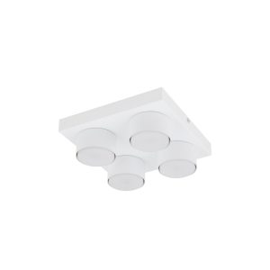 Plafon Tk-Lighting Brix Biała Lampa Sufitowa 4Xgx53 8W 3000K 964095 Plafon Tk-Lighting Brix Biała Lampa Sufitowa 4Xgx53 8W 3000K 964095