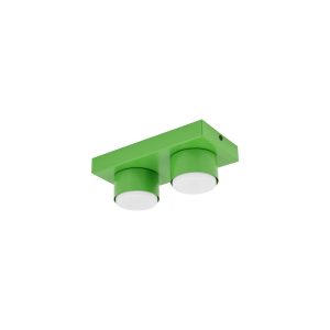 Plafon Tk-Lighting Brix Zielona Lampa Sufitowa 2Xgx53 8W 3000K 964090 Plafon Tk-Lighting Brix Zielona Lampa Sufitowa 2Xgx53 8W 3000K 964090