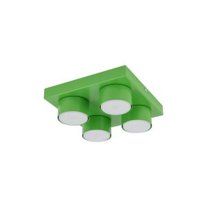Plafon Tk-Lighting Brix Zielona Lampa Sufitowa 4Xgx53 8W 3000K 964092 Plafon Tk-Lighting Brix Zielona Lampa Sufitowa 4Xgx53 8W 3000K 964092