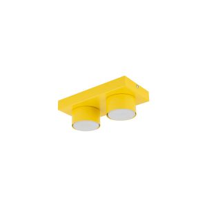 Plafon Tk-Lighting Brix Żółta Lampa Sufitowa 2Xgx53 8W 3000K 964102 Plafon Tk-Lighting Brix Żółta Lampa Sufitowa 2Xgx53 8W 3000K 964102