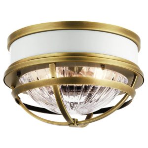 Plafon Tollis naturalny mosiądz-biały-biały 2xE27x40W IP20 Quintiesse 1018004 Plafon Tollis naturalny mosiądz-biały-biały 2xE27x40W IP20 Quintiesse 1018004