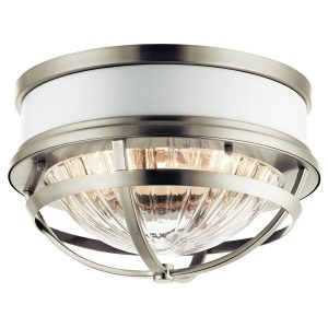 Plafon Tollis szczotkowany nikiel-biały-biały 2xE27x40W IP20 Quintiesse 1017937 Plafon Tollis szczotkowany nikiel-biały-biały 2xE27x40W IP20 Quintiesse 1017937