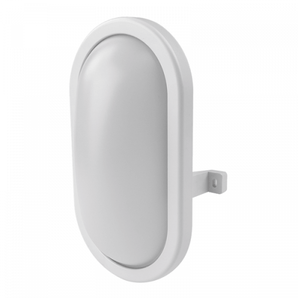 Plafon Torton owalny biały LED 1x8W 21,6cm 640lm IP54 Ecolight 1017993