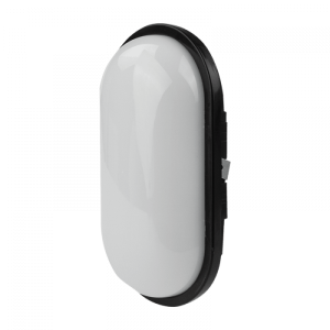 Plafon Torton owalny czarno-biały LED 1x20W 27cm 1800lm IP65 Ecolight 1017959 Plafon Torton owalny czarno-biały LED 1x20W 27cm 1800lm IP65 Ecolight 1017959