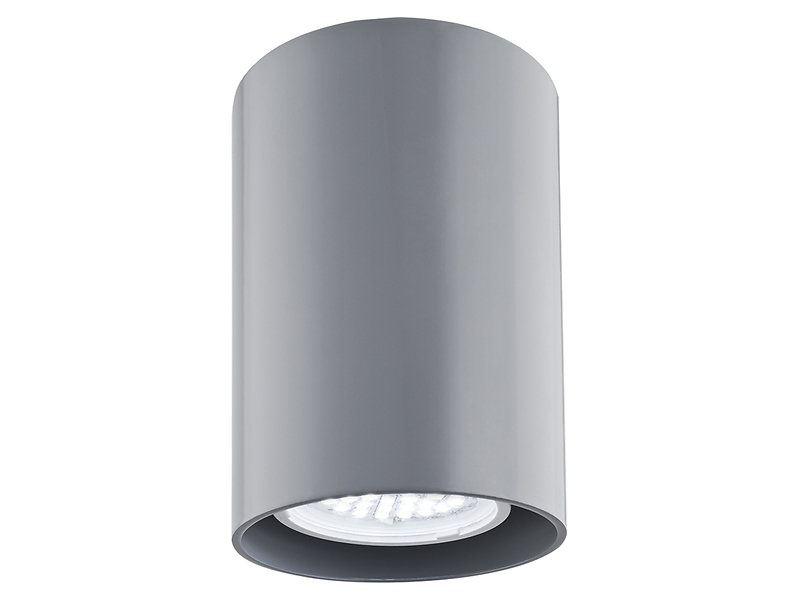 Plafon Tyber aluminiowy szary 14737