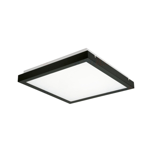 Plafon TYBIA kwadratowy biało-czarny LED 1x25W 32cm 2600lm IP20 Kanlux 876782