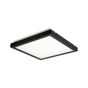 Plafon TYBIA kwadratowy biało-czarny LED 1x25W 32cm 2600lm IP20 Kanlux 876739