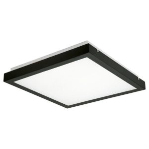 Plafon TYBIA kwadratowy biało-czarny LED 1x38W 41cm 3800lm IP20 Kanlux 876825