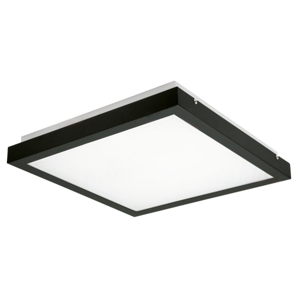 Plafon TYBIA kwadratowy biało-czarny LED 1x38W 41cm 3800lm IP20 Kanlux 876825