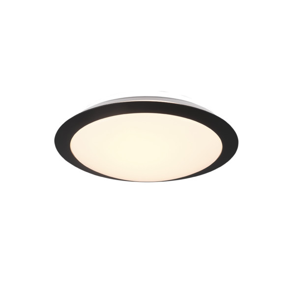 Plafon UMBERTO okrągły czarno-biały LED 1x12W 29cm 1160lm IP44 Trio 879549