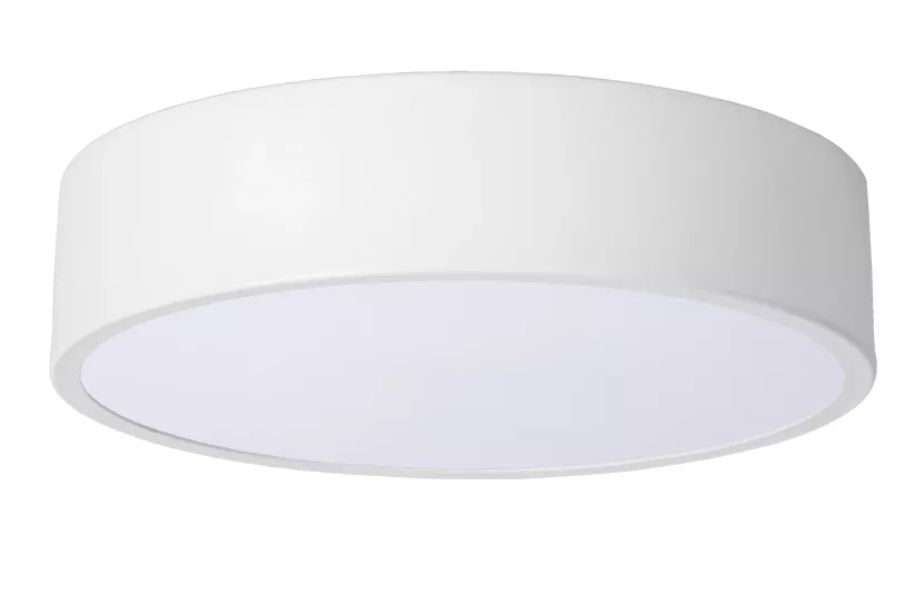 Plafon UNAR okrągły biały LED 1x12W 20cm 840lm IP20 Ciepła biel Lucide 879527