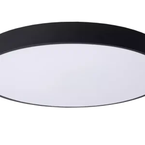 Plafon UNAR okrągły czarno-biały LED 1x36W 50cm 2520lm IP20 Lucide 879581 Plafon UNAR okrągły czarno-biały LED 1x36W 50cm 2520lm IP20 Lucide 879581