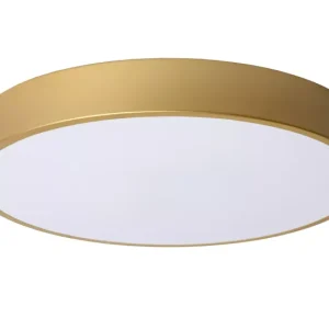 Plafon UNAR okrągły złoty LED 1x24W 40cm 1680lm IP20 Lucide 879525 Plafon UNAR okrągły złoty LED 1x24W 40cm 1680lm IP20 Lucide 879525