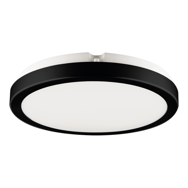 Plafon Vera okrągły czarno-biały LED 1x24W 28cm 2600lm IP65 Eko-Light 876833