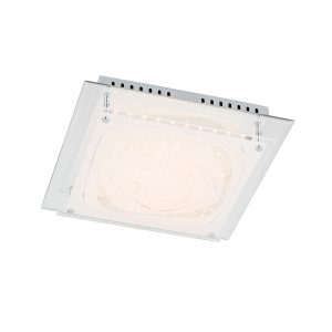 Plafon VERSO kwadratowy biały LED 1x17W 34cm lm IP20 Neutralna biel Italux 878438 Plafon VERSO kwadratowy biały LED 1x17W 34cm lm IP20 Neutralna biel Italux 878438