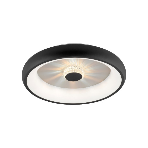 Plafon VERTIGO z pilotem okrągły czarny LED 1x29W 46,5cm Leuchten Direkt 872746
