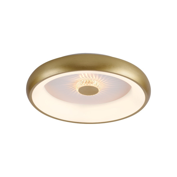 Plafon VERTIGO z pilotem okrągły złoty LED 1x29W 46,5cm Leuchten Direkt 872732