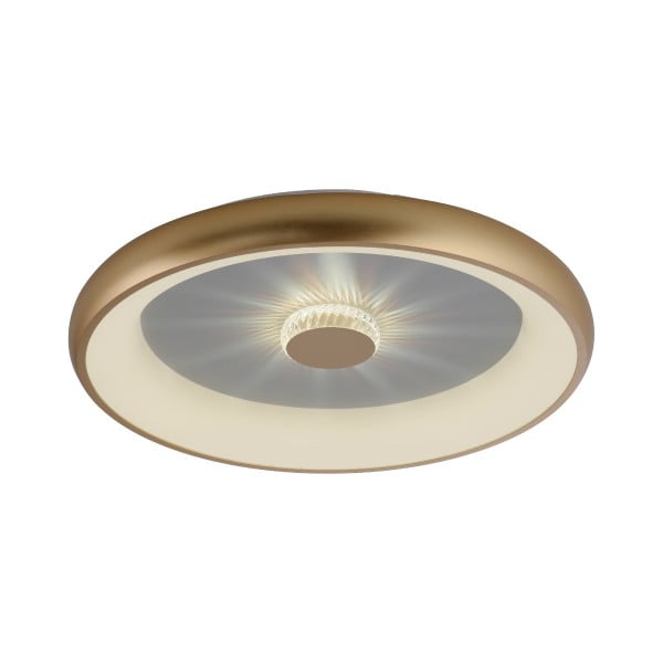 Plafon VERTIGO z pilotem okrągły złoty LED 1x37W 61,5cm Leuchten Direkt 872439