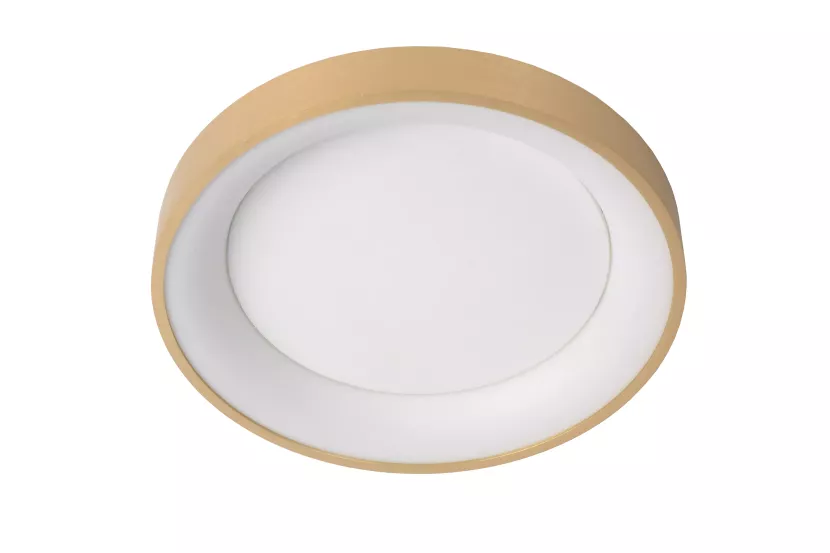 Plafon VIDAL okrągły złoto-biały LED 2x20W 28cm 1700lm IP20 Lucide 881018