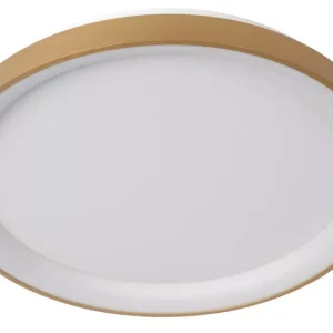 Plafon VIDAL okrągły złoto-biały LED 2x38W 48cm 3332lm IP20 Lucide 881315 Plafon VIDAL okrągły złoto-biały LED 2x38W 48cm 3332lm IP20 Lucide 881315