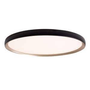 Plafon VIK okrągły czarno-złoty LED 1x45W 48cm 3690lm IP20 Maxlight 879547 Plafon VIK okrągły czarno-złoty LED 1x45W 48cm 3690lm IP20 Maxlight 879547