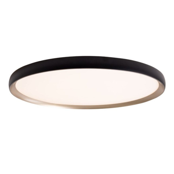 Plafon VIK okrągły czarno-złoty LED 1x45W 48cm 3690lm IP20 Maxlight 879547
